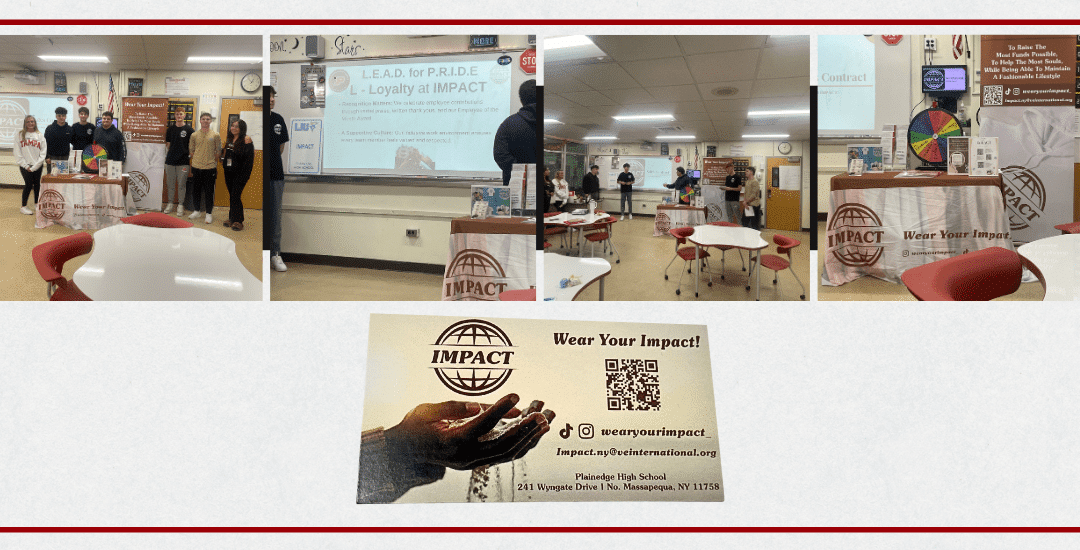 Virtual Enterprise students are making an IMPACT